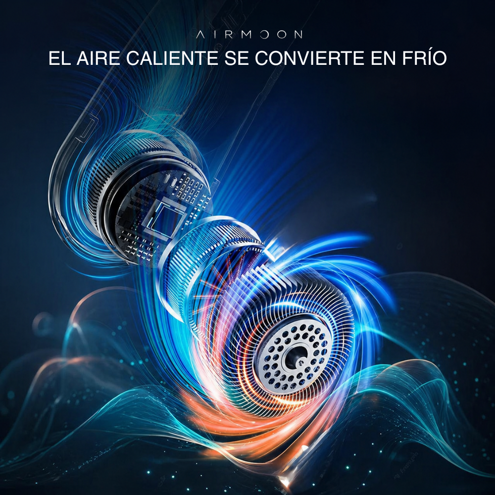 AirMoon™ CoolBreeze Pro | Ventilador de Cuello Portátil
