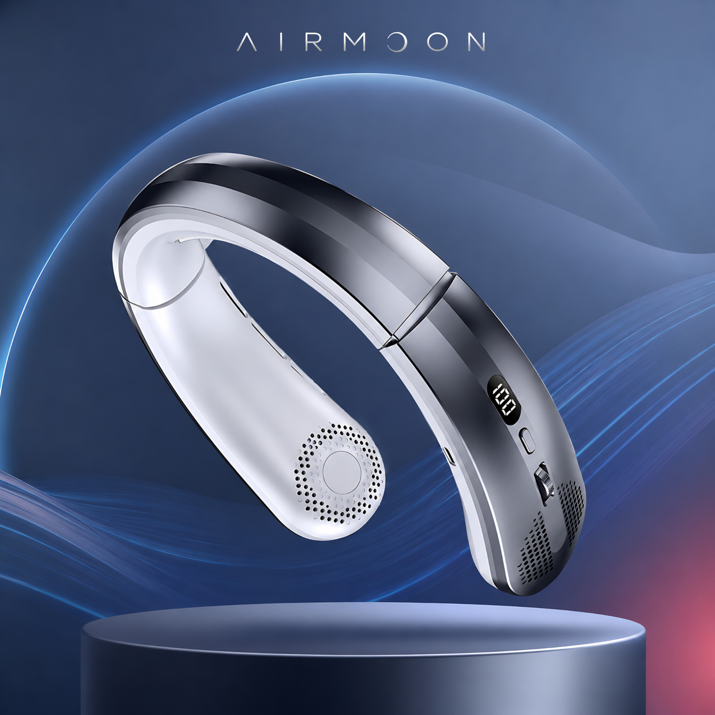 AirMoon™ CoolBreeze Pro | Ventilador de Cuello Portátil
