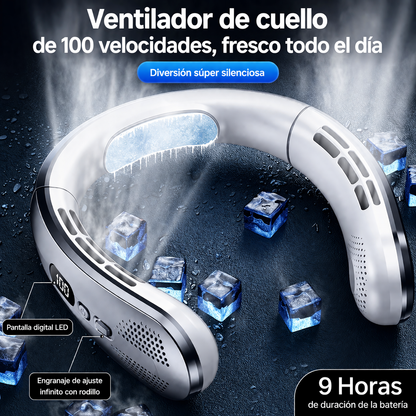AirMoon™ CoolBreeze Pro | Ventilador de Cuello Portátil
