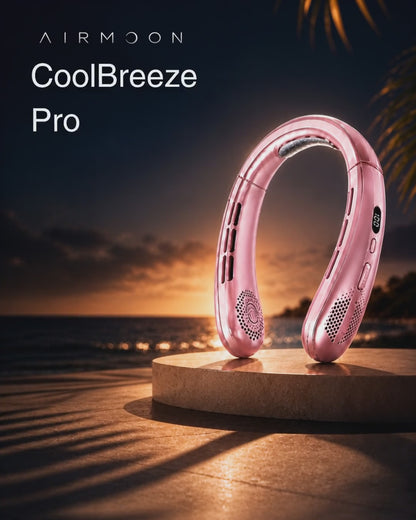 AirMoon™ CoolBreeze Pro | Ventilador de Cuello Portátil
