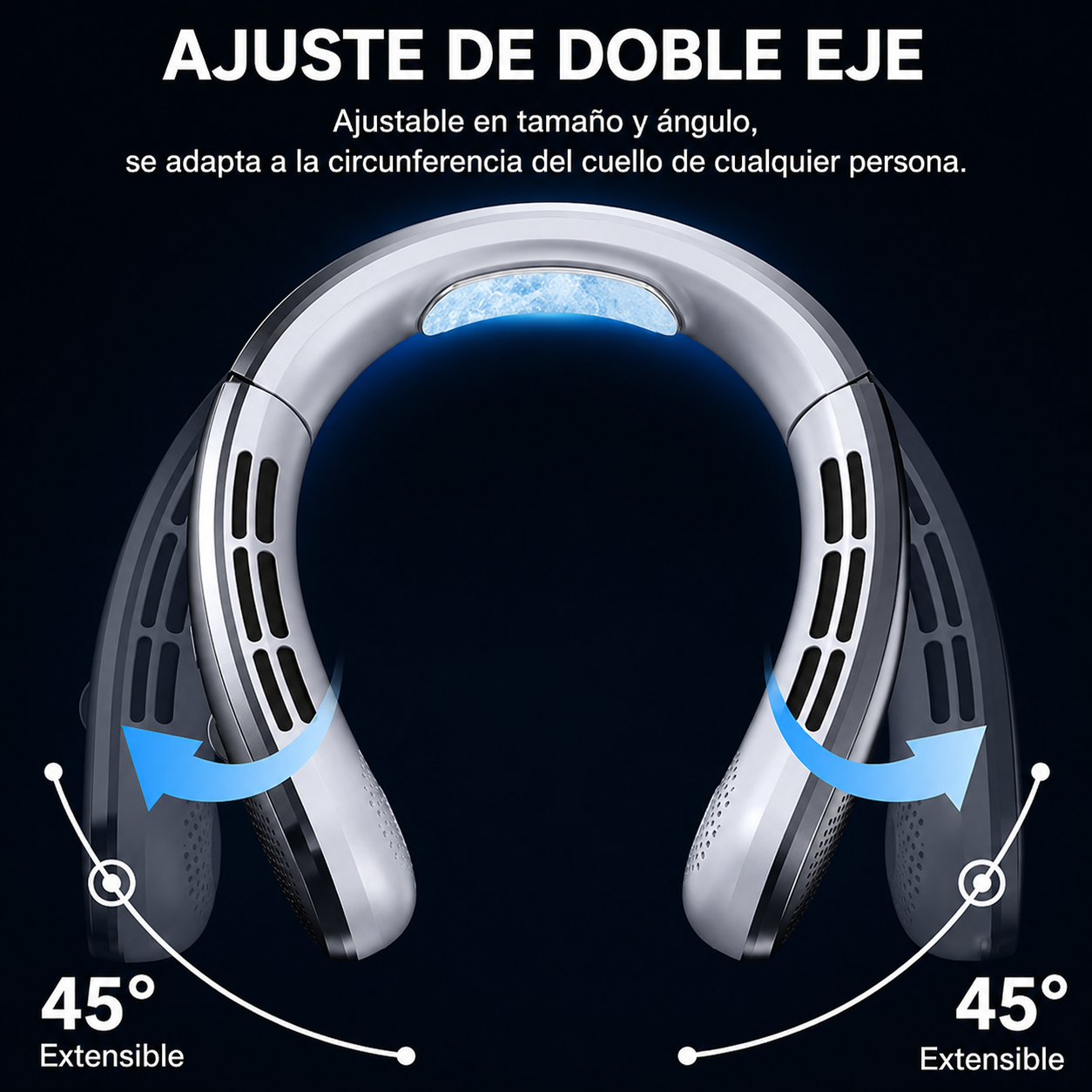 AirMoon™ CoolBreeze Pro | Ventilador de Cuello Portátil